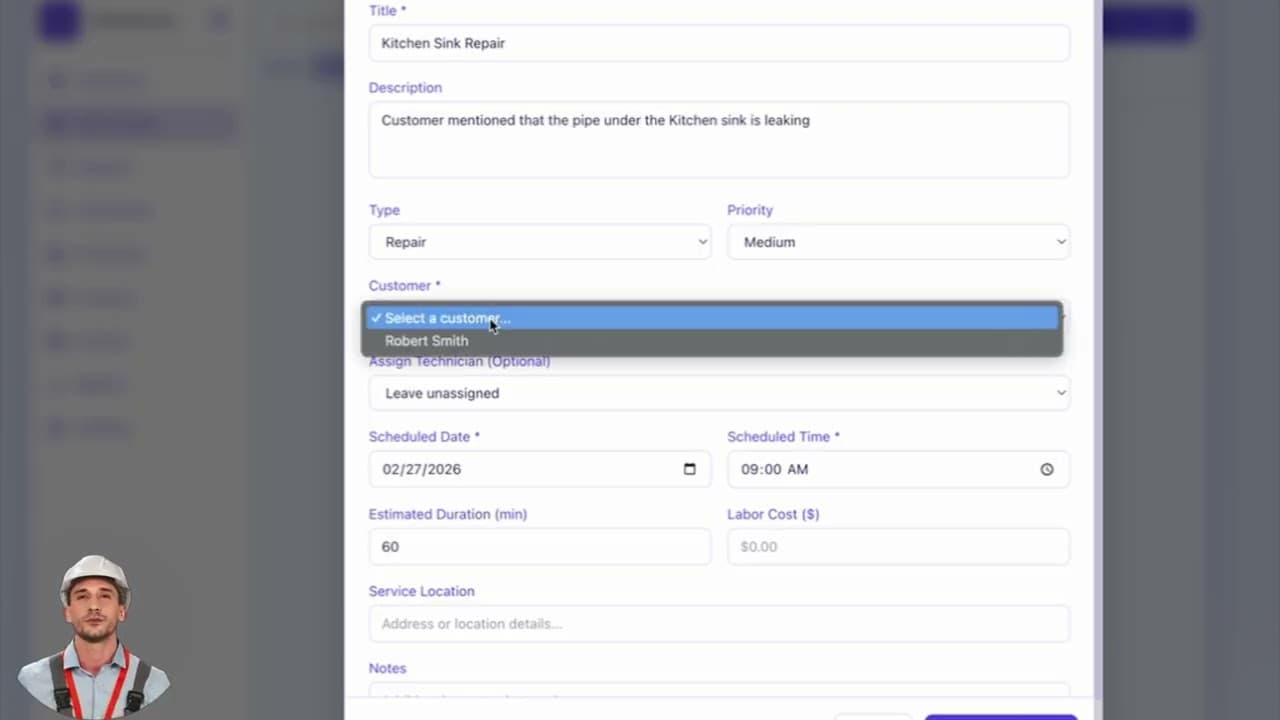 Plumbing Businesses demo video thumbnail