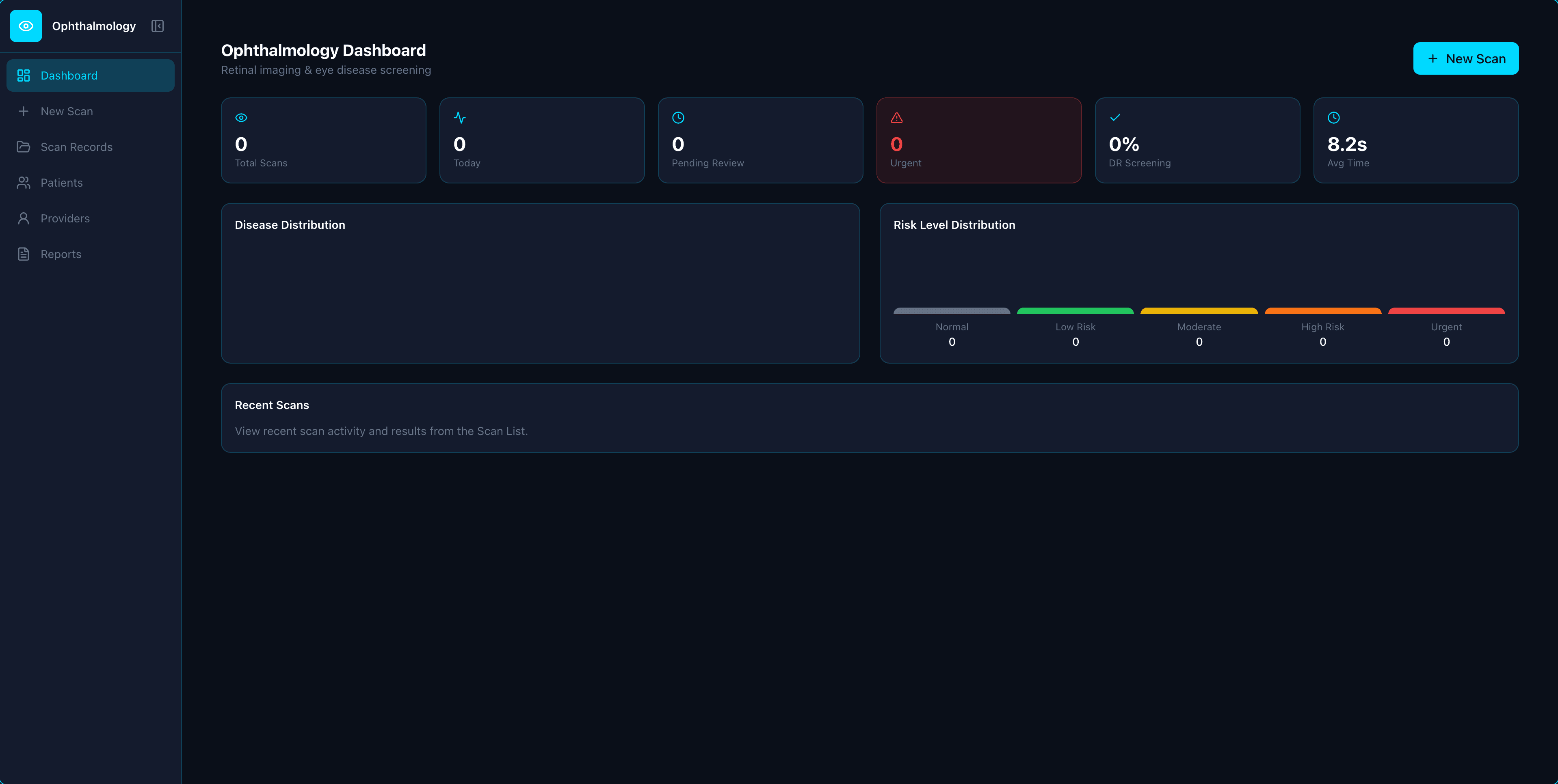 Ophthalmology app screenshot