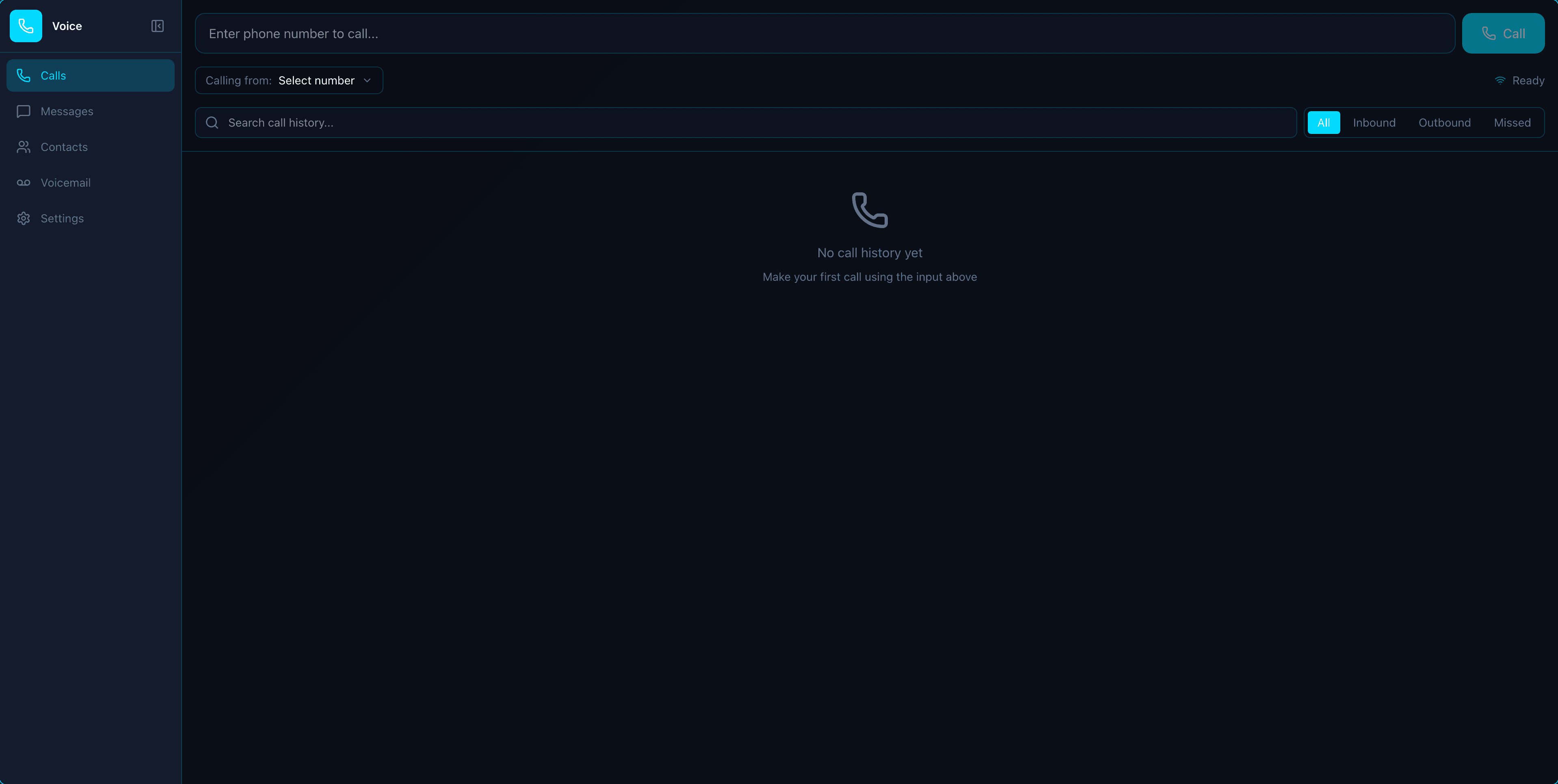 Voice app interface
